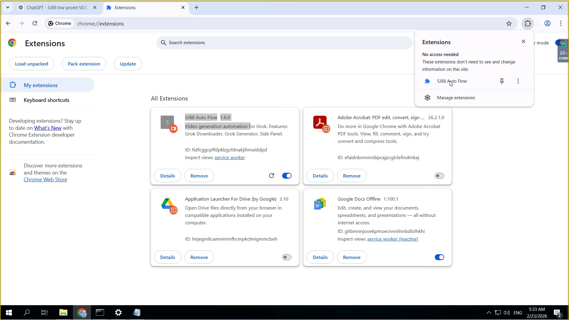 Site access — กำหนดสิทธิ์เว็บ